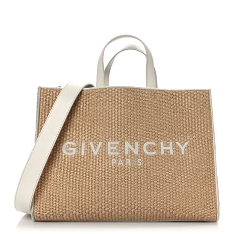 Givenchy Medium Raffia G.